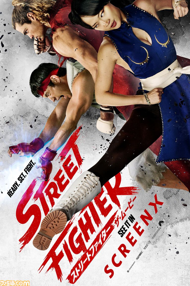 『ストリートファイター／ザ・ムービー』IMAX入場者特典は波動拳を構えるリュウのA3ポスター。上映形式別のポスター4種も公開
