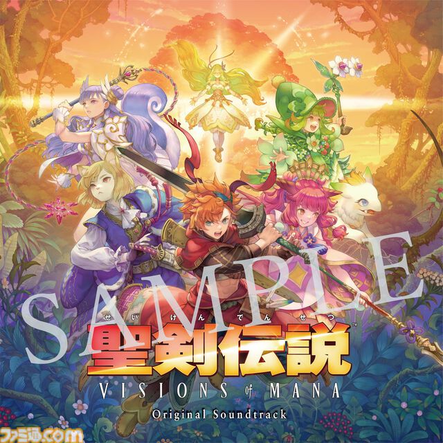 『聖剣伝説 VISIONS of MANA』サントラが9月11日に発売。CD5枚組で全100曲を収録
