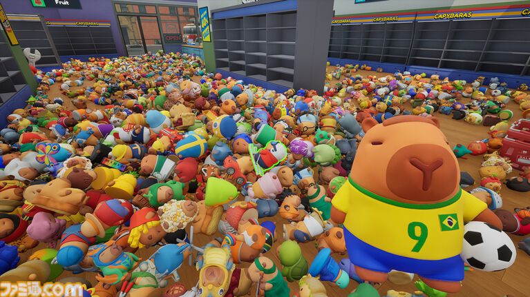 『カピバラを整理しよう!』4800体のカワイイぬいぐるみをひたすらお片付け。フルーツや恐竜などテーマあわせた240種のカピバラが登場。10月8日にSteamで発売