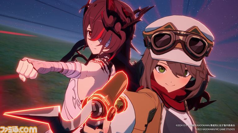 『勇者刑に処す』ゲームオリジナルキャラのノイ(声:富田美憂)&リサベラ(声:和泉風花)登場。ザイロ&テオリッタと同じ“契約者と女神”の関係