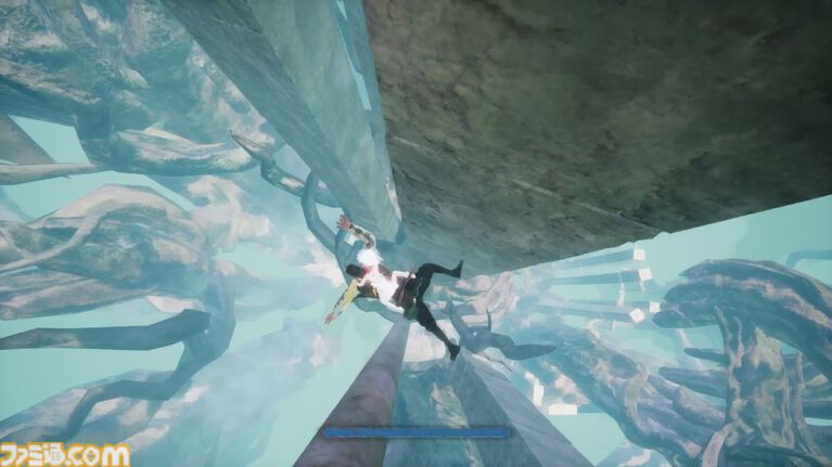 『崩落の国』は“イライラ山登り”ならぬ“ヒヤヒヤ崖下り”。人間らしい重みのある操作感が落下の恐怖を生む3Dアクション【試遊レビュー】