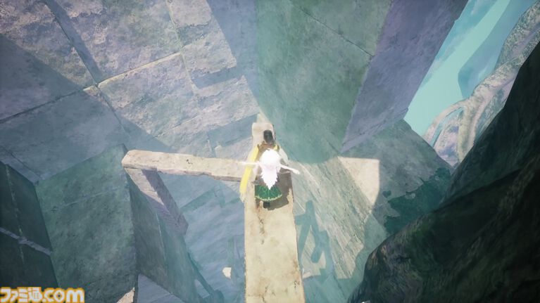 『崩落の国』は“イライラ山登り”ならぬ“ヒヤヒヤ崖下り”。人間らしい重みのある操作感が落下の恐怖を生む3Dアクション【試遊レビュー】