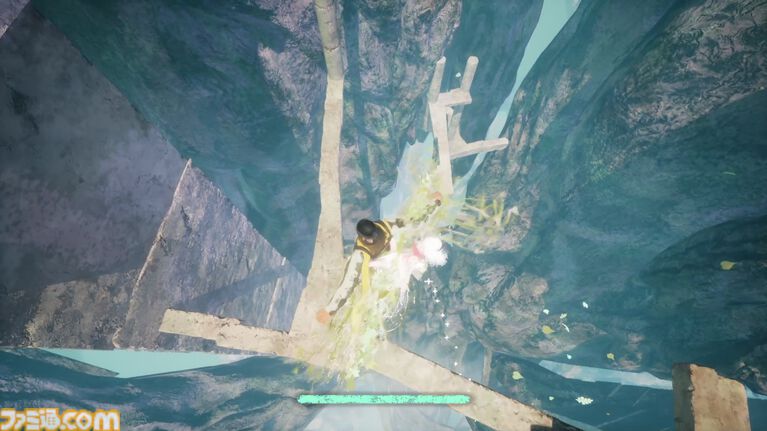 『崩落の国』は“イライラ山登り”ならぬ“ヒヤヒヤ崖下り”。人間らしい重みのある操作感が落下の恐怖を生む3Dアクション【試遊レビュー】