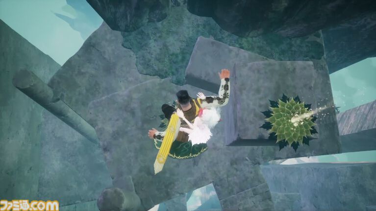 『崩落の国』は“イライラ山登り”ならぬ“ヒヤヒヤ崖下り”。人間らしい重みのある操作感が落下の恐怖を生む3Dアクション【試遊レビュー】