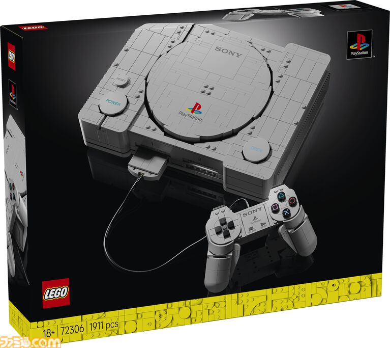『レゴ プレイステーション』10月4日から一般販売を開始。初代プレイステーションを精巧に再現。フタの中には『サルゲッチュ』と『グランツーリスモ』のジオラマも