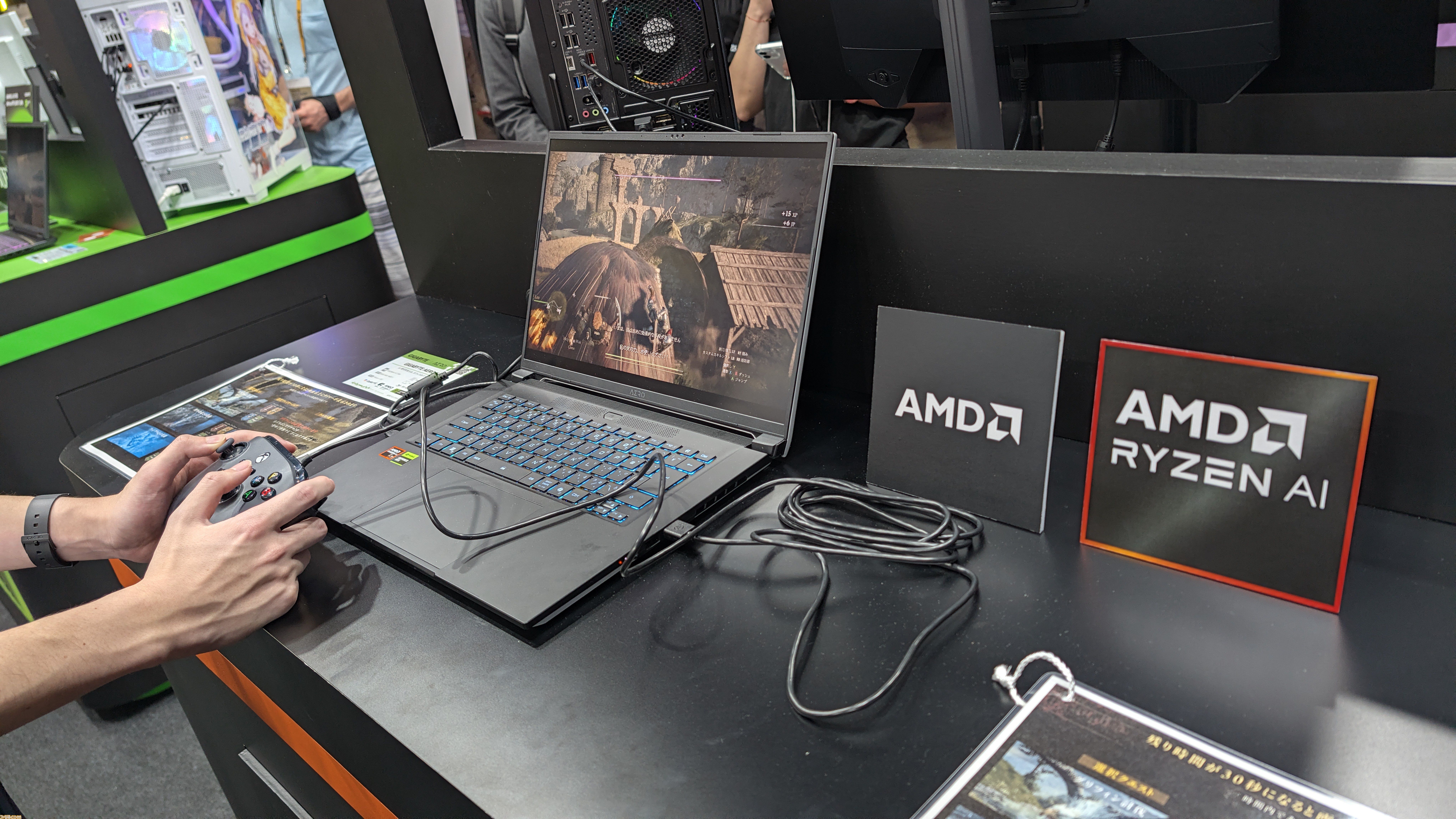 【AMD注目ゲーミングPC】MSI純白ゲーミングノートやOZgamingの黄色いタワー、AMD製品を買うと『鬼武者 Way of the Sword』がもらえる！【TGS2026】