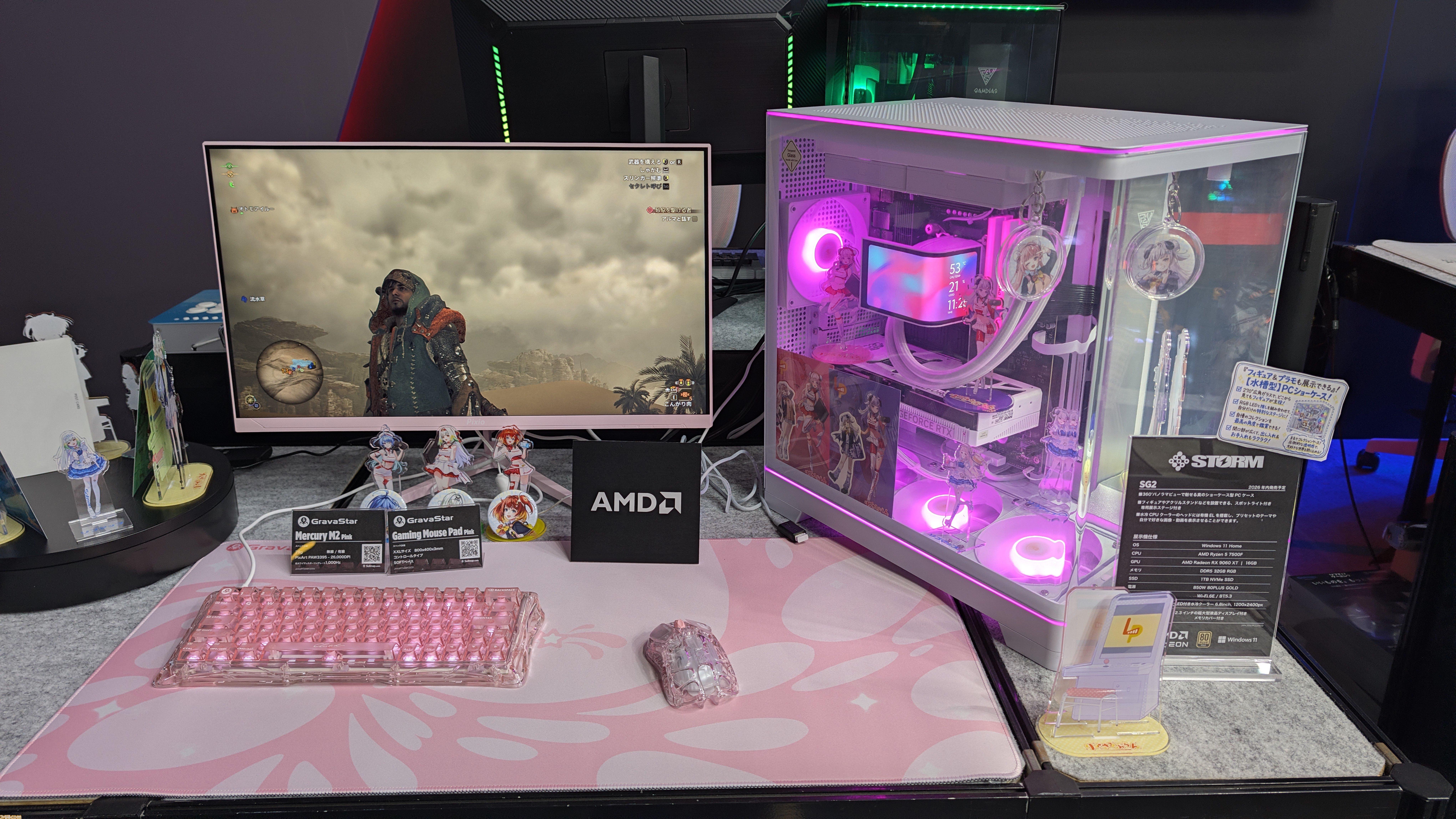 【AMD注目ゲーミングPC】MSI純白ゲーミングノートやOZgamingの黄色いタワー、AMD製品を買うと『鬼武者 Way of the Sword』がもらえる！【TGS2026】