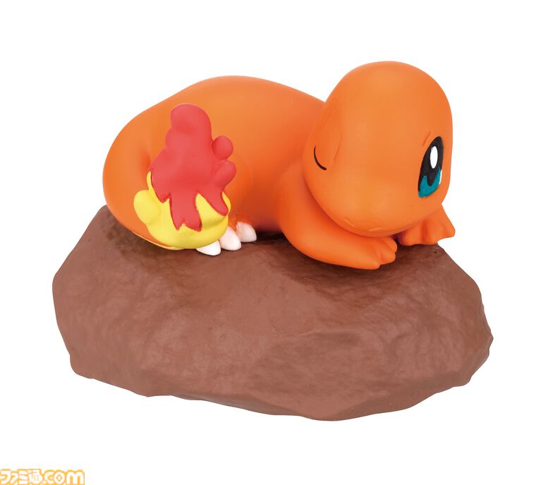 『ポケモン』リラックスするリザードンたちのフィギュアガチャが10月下旬発売。ヒトカゲやピカチュウはリザードンに乗せて飾れる