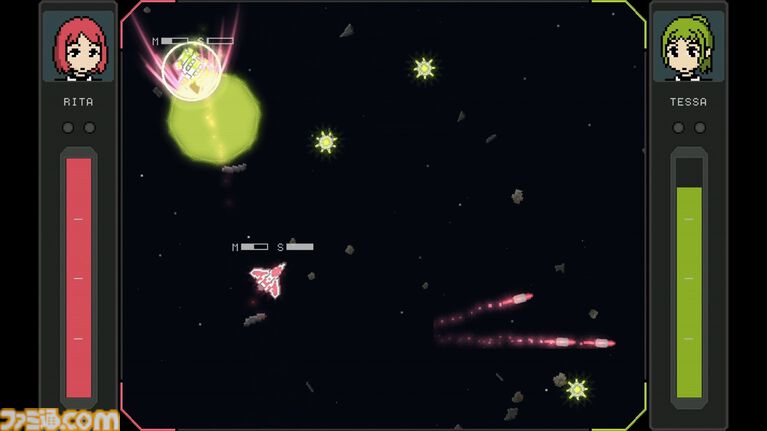 『Solar Arena』ドット絵風デザインが目を引く2Dトップビュー対戦シューティング。Steam体験版が配信開始。機体ごとに異なる武装を駆使して勝利を目指せ