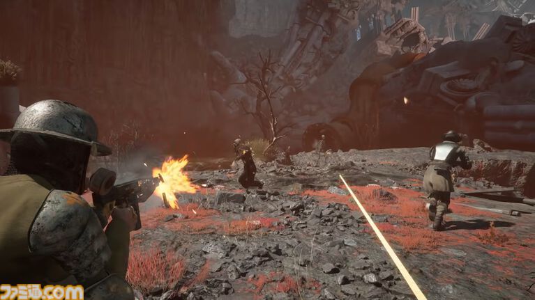 脚の生えた棺桶のような犬(?)とも共闘する三人称視点シューター『Canyons』が発表。2027年11月発売予定【The Triple-i Initiative 10月】