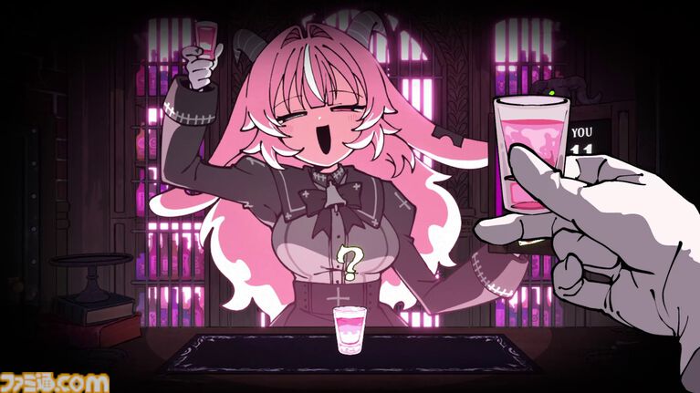 【愛重め】お酒の悪魔との泥酔ロシアンルーレット『PUKEY GODDESS SHOT TRICK』12月8日に発売決定。酔えば酔うほどルールを無視した行動で勝負できる【The Triple-i Initiative 10月】