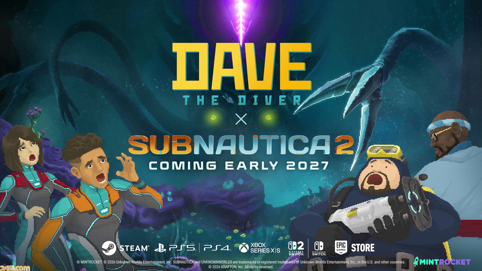 『デイヴ・ザ・ダイバー』最終DLCで『サブノーティカ2』とコラボ。2027年初頭、“異星の海”がブルーホールに出現【The Triple-i Initiative 10月】