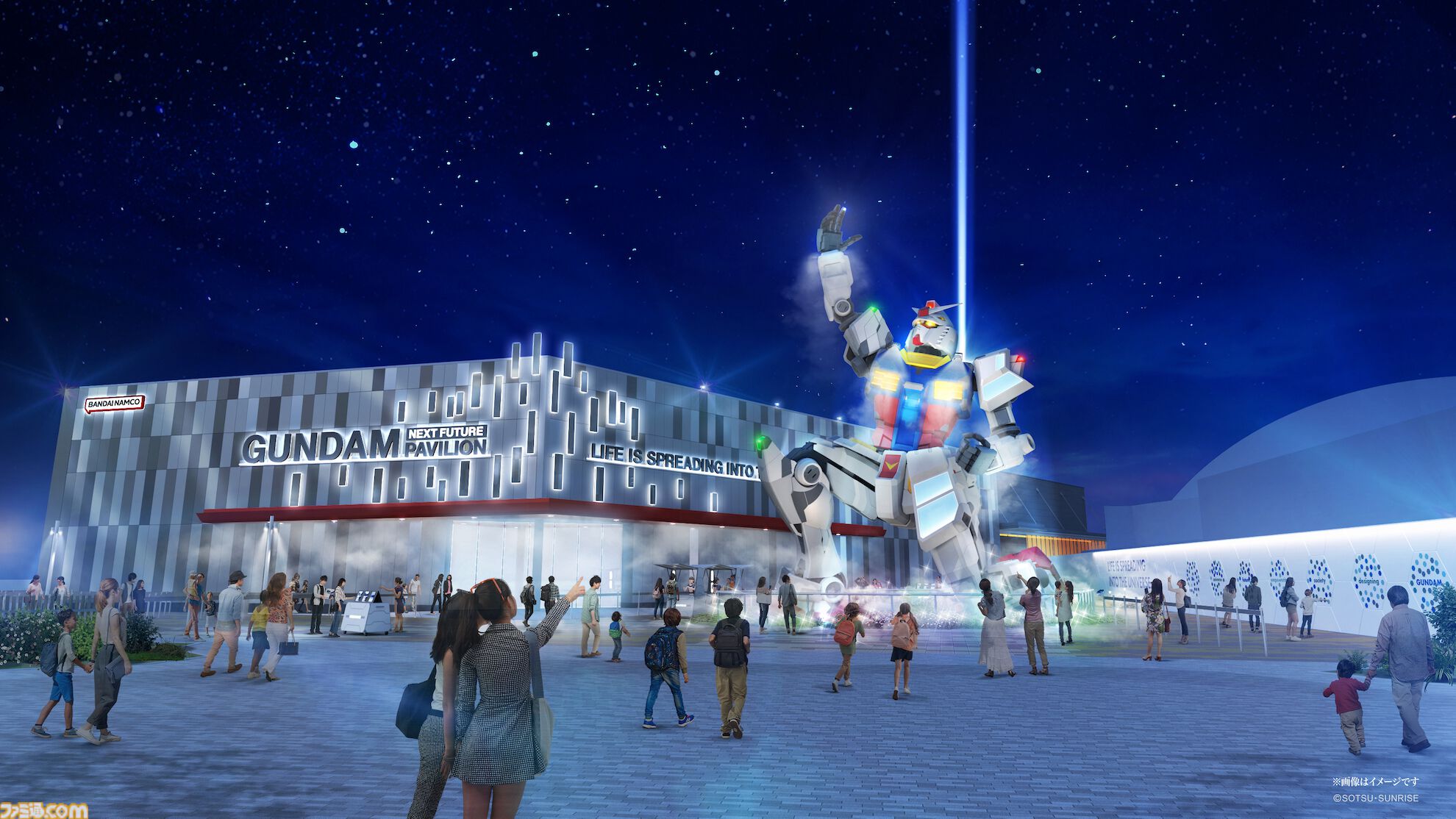 実物大ガンダム”が大阪・関西万博“GUNDAM NEXT FUTURE PAVILION”に登場