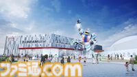 『ガンダム』実物大のガンダムが大阪・関西万博“GUNDAM NEXT FUTURE PAVILION”に登場。片膝を立てて腕を大きく上げるポーズで展示
