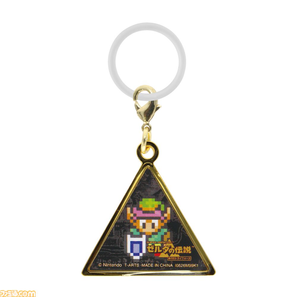 『ゼルダの伝説』トライフォースを模した重量感のあるメタルチャームが10月にガチャで登場。『時のオカリナ』『ブレワイ』などがラインアップ