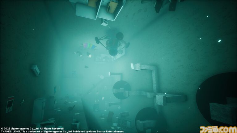 『THANKS, LIGHT.』光を当てて2Dと3Dを切り替えながら進むパズルゲームが本日(10/15)発売。あなたの想像力は世界の真実を解き明かせるか