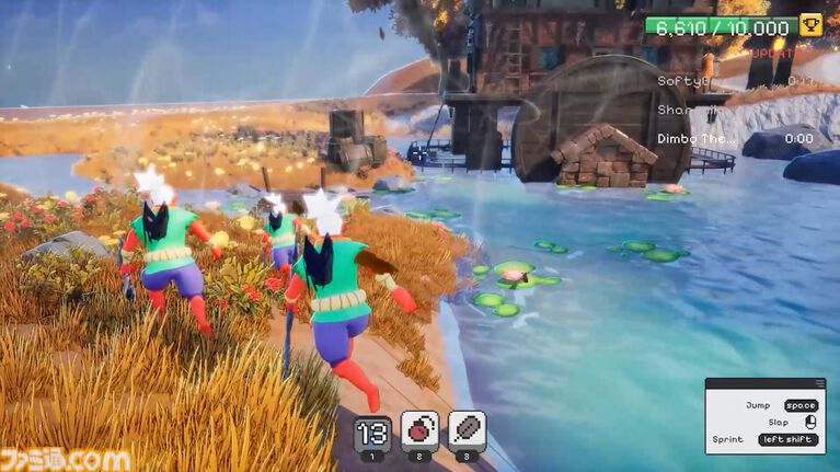 『Tanuki Tag』さまざまな形に化けられるタヌキになって遊ぶかくれんぼゲーム。周囲の色を体にコピーできる機能で簡単にカモフラージュ