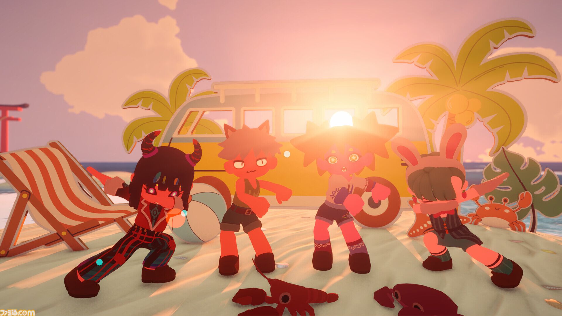 『Seikyu Let’s Go!』キャンピングカーで最大4人のまったり旅。仲間を集めて海水浴やキャンプなどのレジャーをボイチャしながら楽しめる