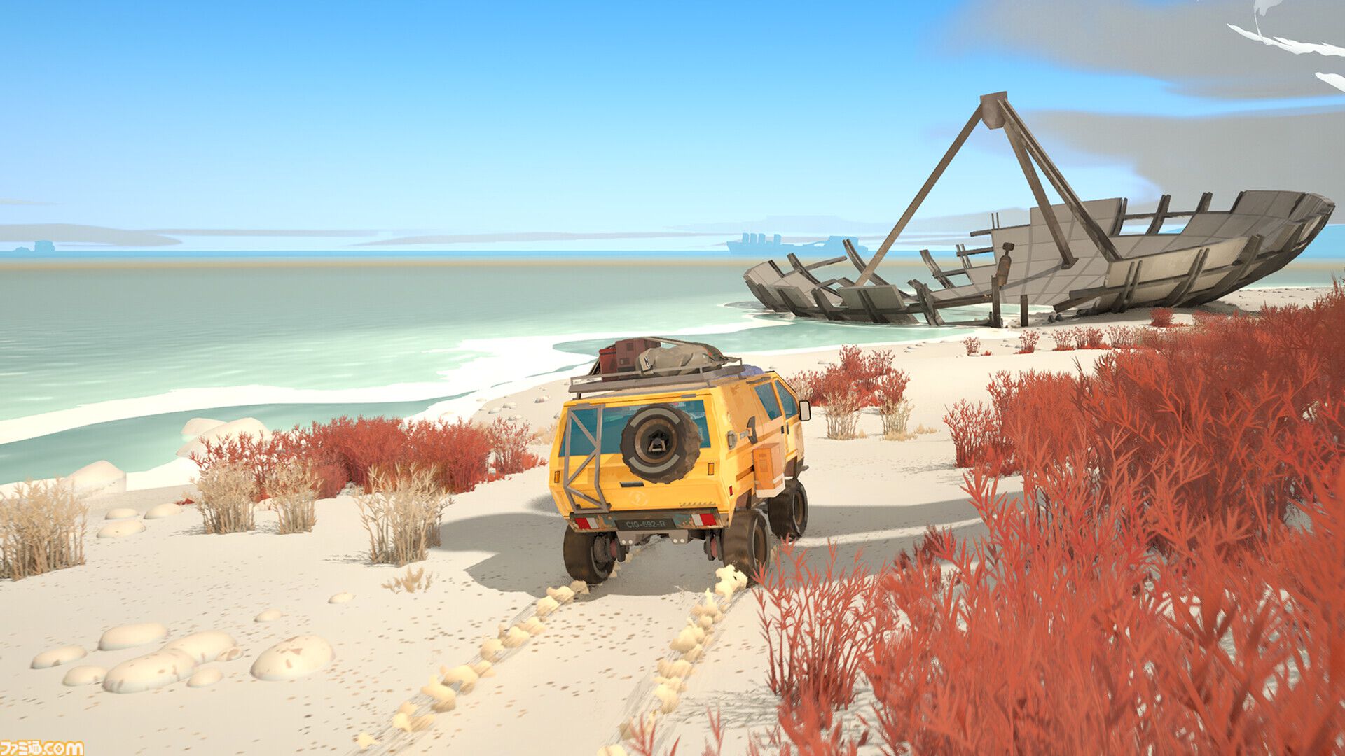 【無料】『Caravan SandWitch』Amazonプライム会員向けに12月17日まで配布中。SF世界をバンで旅して姉を探すアドベンチャー。戦闘も死も時間制限もなし