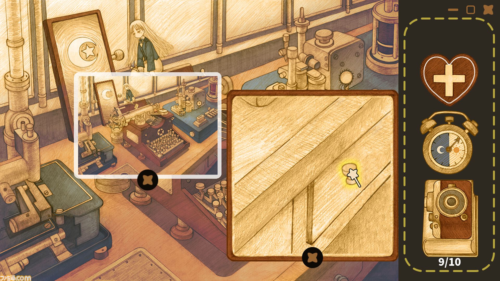 『鉄道の果て』鉛筆画で描くノスタルジックな間違い探しゲームが12月10日発売。文字のない世界で少女が線路の終点に待ち受ける真実を目指す