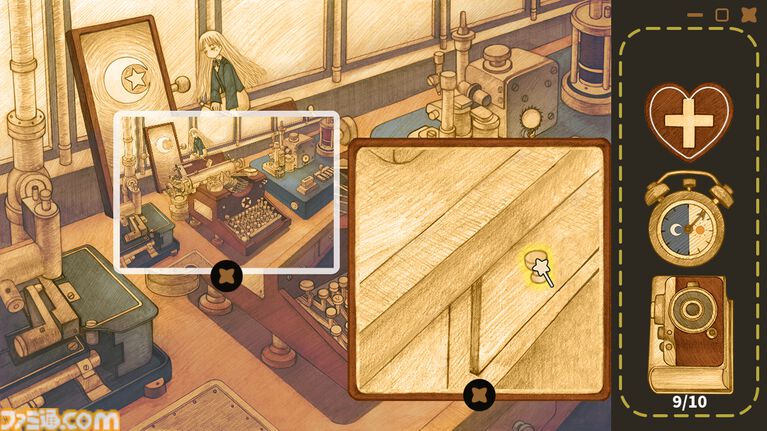 『鉄道の果て』鉛筆画で描くノスタルジックな間違い探しゲームが12月10日発売。文字のない世界で少女が線路の終点に待ち受ける真実を目指す