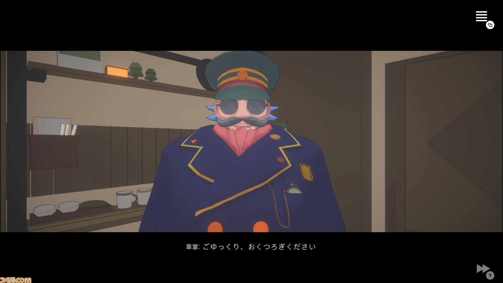 『クワイエット急行909号室』7日間をくり返す鉄道の謎を解くミステリーの体験版がSteamにて配信。運命に定められた脱線事故を回避するパートがプレイ可能
