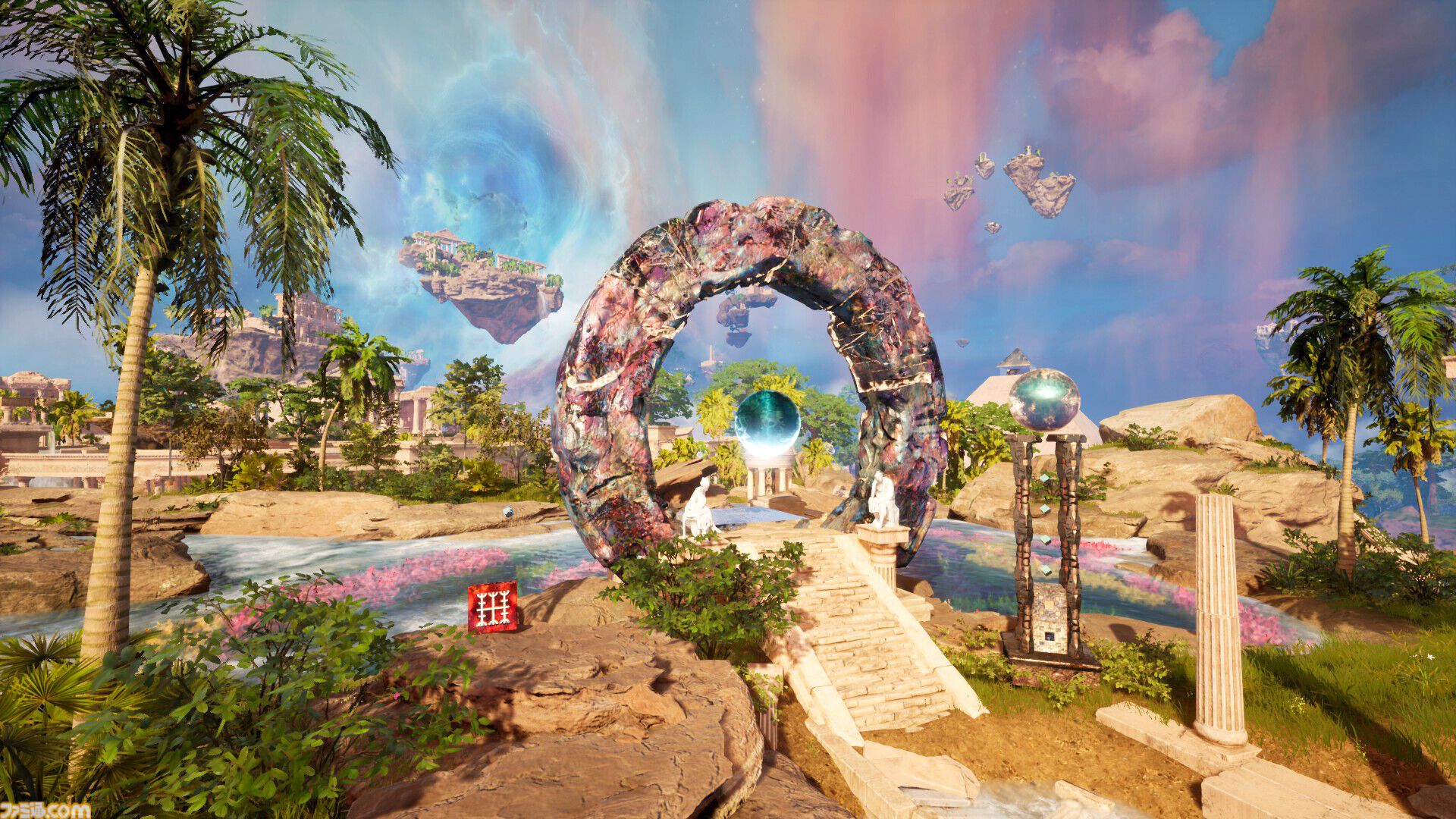 【無料】大自然の中でパズルに挑戦『Islands of Insight』Steamストアで配布中。遺跡の石柱や木々の隙間など各地に謎解きの仕掛け