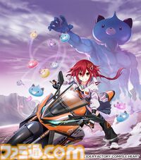『爆走次元ネプテューヌ VS巨神スライヌ』が本日（6/27）発売。うずめを操作してステージを爆走し、スライヌたちを集めていく爽快なバイクアクション