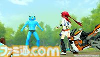『爆走次元ネプテューヌ VS巨神スライヌ』が本日（6/27）発売。うずめを操作してステージを爆走し、スライヌたちを集めていく爽快なバイクアクション
