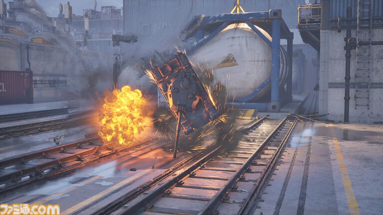 『SLAM TANK』砲身ブン回しスタイリッシュ戦車アクションの体験版が配信開始。AIの機械軍団を蹴散らして損害総額(スコア)を稼ぐ