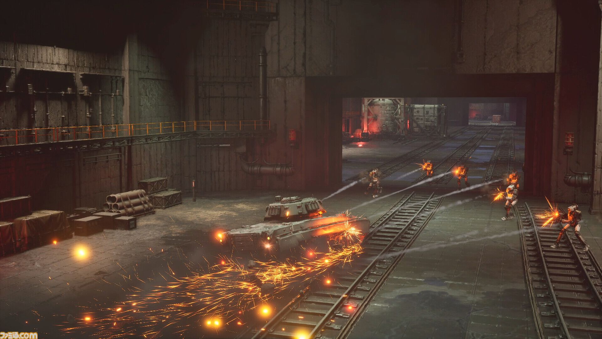 『SLAM TANK』砲身ブン回しスタイリッシュ戦車アクションの体験版が配信開始。AIの機械軍団を蹴散らして損害総額（スコア）を稼ぐ
