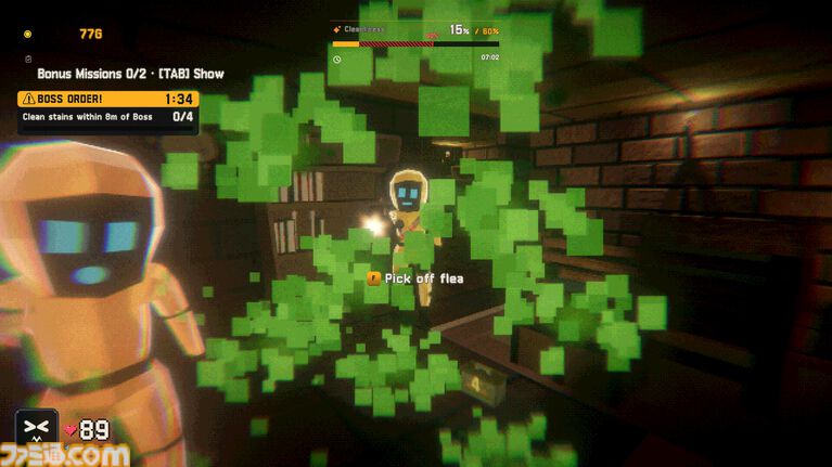 『NO CLEAN, NO EXIT』人食い虫が生息する廃屋を掃除する協力ホラーの体験版が配信。最大4人で掃除と虫の駆除を分担してノルマを達成せよ