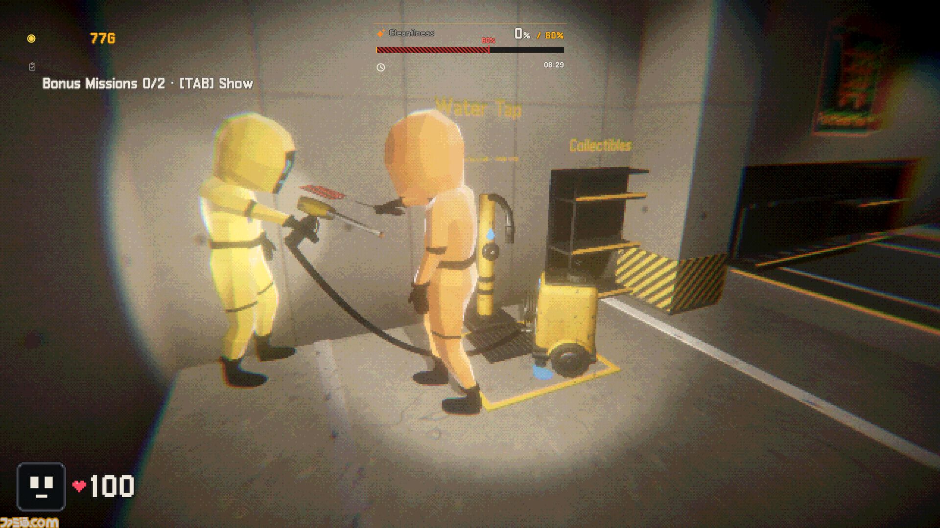 『NO CLEAN, NO EXIT』人食い虫が生息する廃屋を掃除する協力ホラーの体験版が配信。最大4人で掃除と虫の駆除を分担してノルマを達成せよ