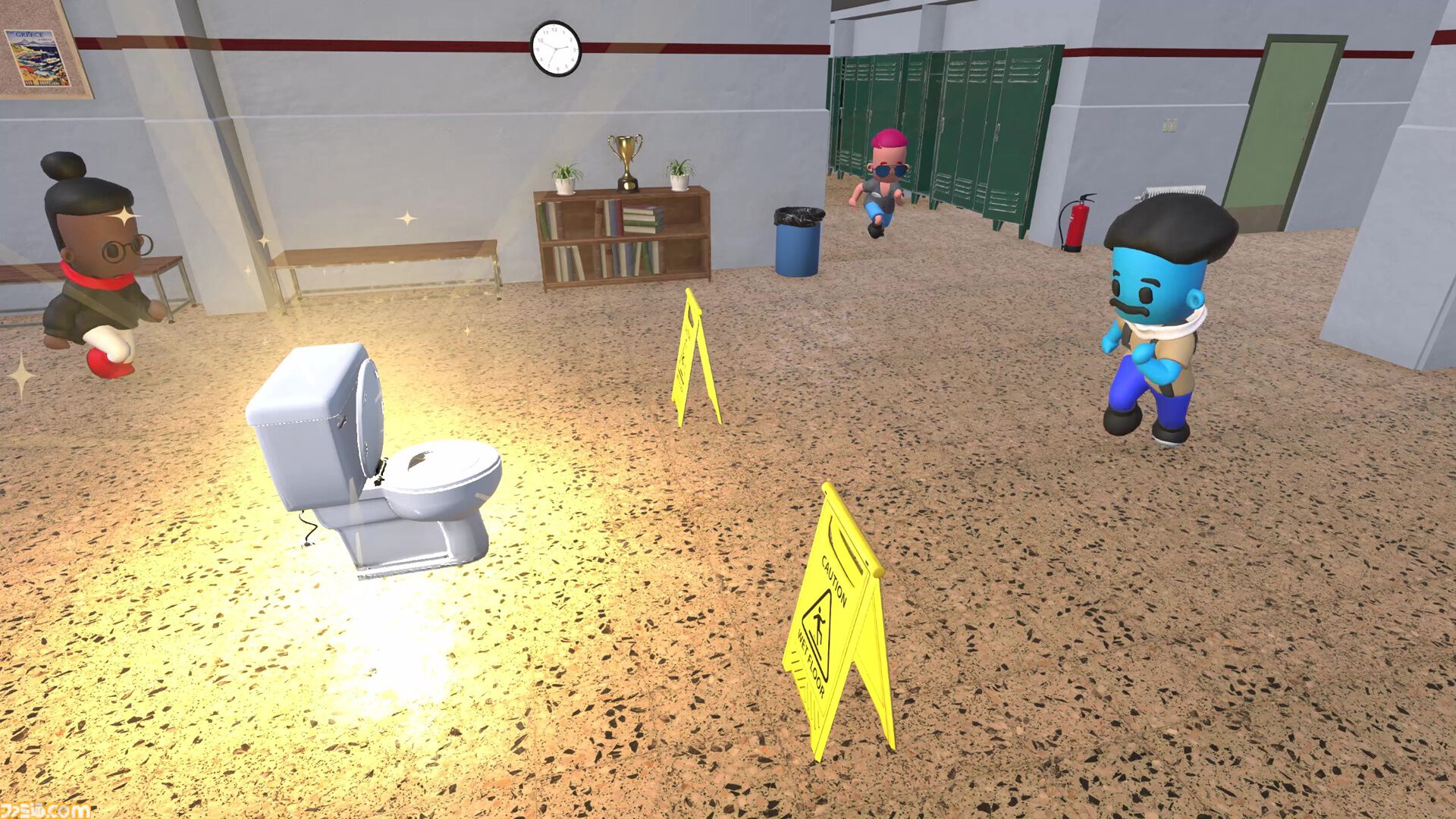 『Toilet Rush』友達よりも先にトイレを確保するオンライン対戦パーティーゲーム。ストアページが公開、発売は2027年夏。確保できないと悲惨な末路が