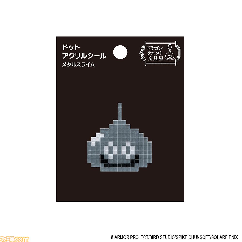 『ドラクエ』スライムやりゅうおうが立体的なアクリルシールに。A5リングノートやメッセージウィンドウステッカーなど新作文具が予約受付中