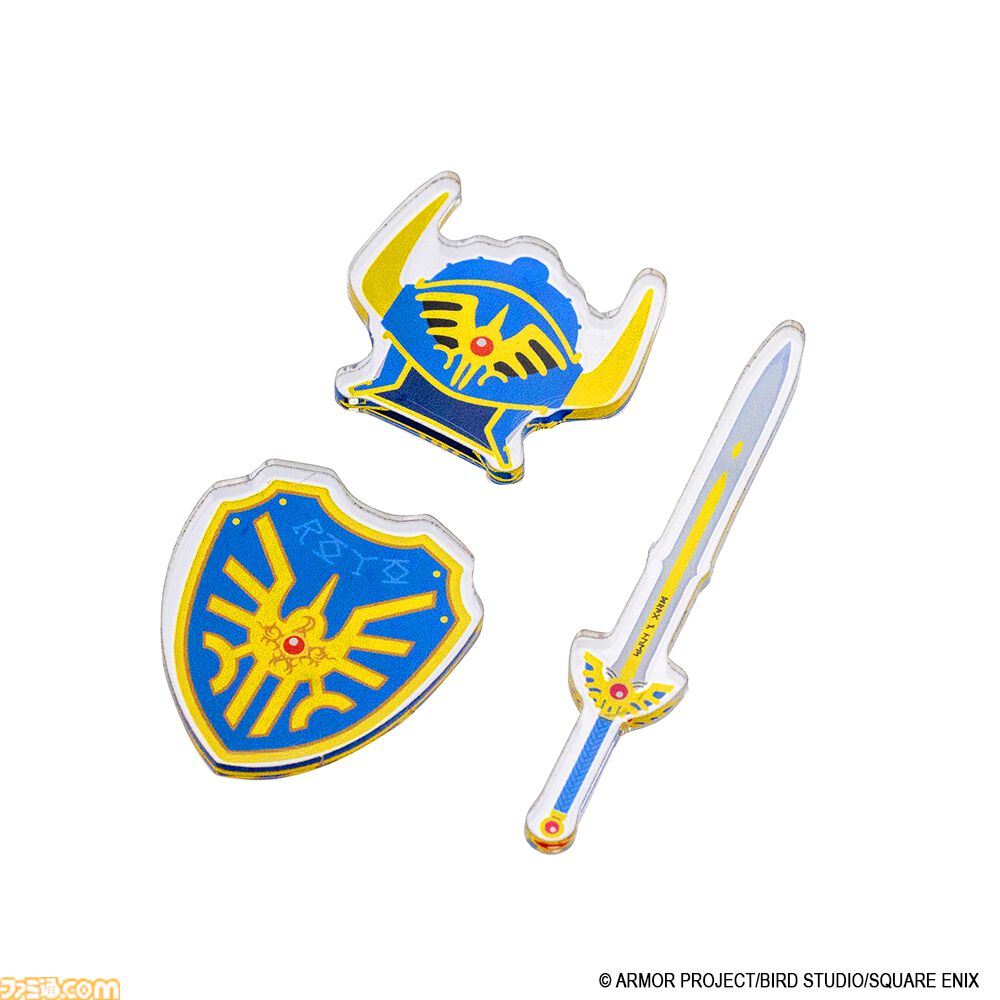 『ドラクエ』スライムやりゅうおうが立体的なアクリルシールに。A5リングノートやメッセージウィンドウステッカーなど新作文具が予約受付中