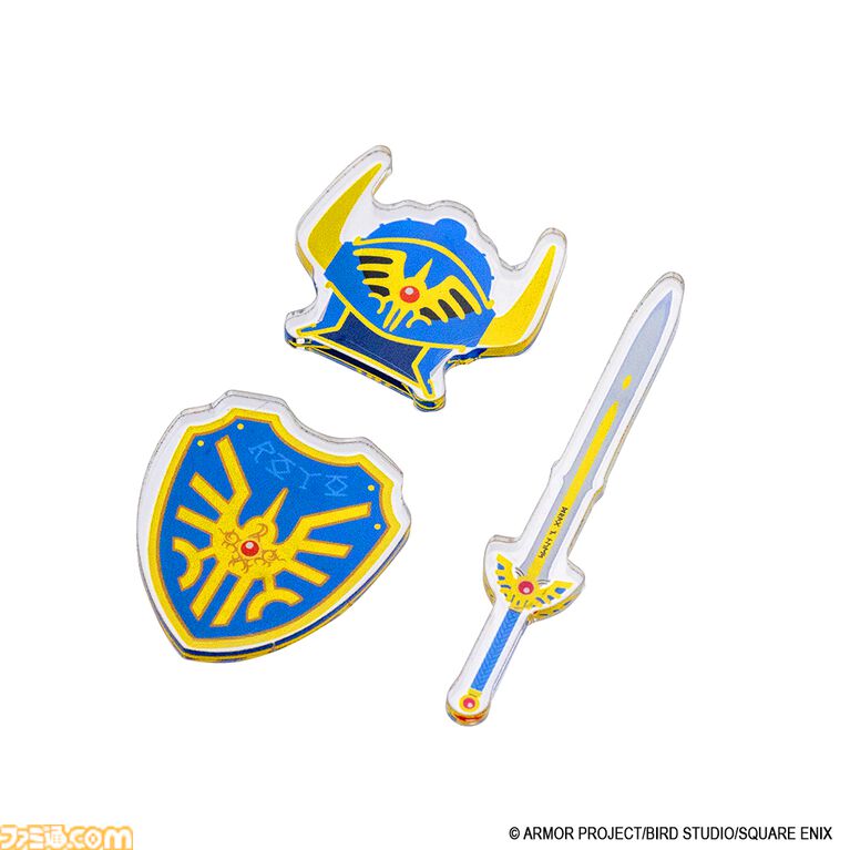 『ドラクエ』スライムやりゅうおうが立体的なアクリルシールに。A5リングノートやメッセージウィンドウステッカーなど新作文具が予約受付中