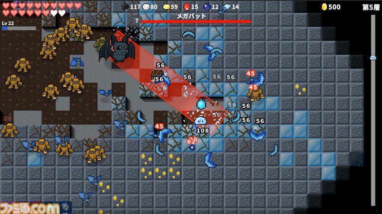 ブロック採掘×2Dサバイバーな『Slime Mine Survivor』の体験版がSteamで公開中。敵を処理しつつ壁を掘り進めて強化リソースを収集