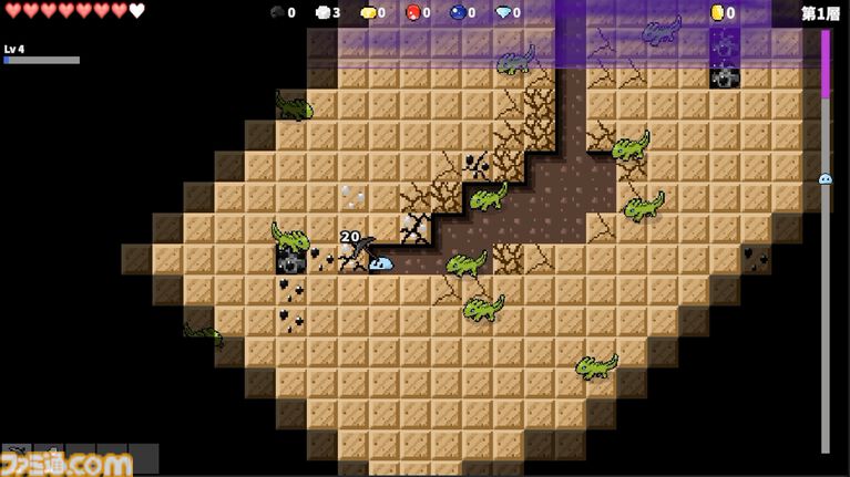ブロック採掘×2Dサバイバーな『Slime Mine Survivor』の体験版がSteamで公開中。敵を処理しつつ壁を掘り進めて強化リソースを収集