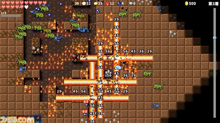 ブロック採掘×2Dサバイバーな『Slime Mine Survivor』の体験版がSteamで公開中。敵を処理しつつ壁を掘り進めて強化リソースを収集