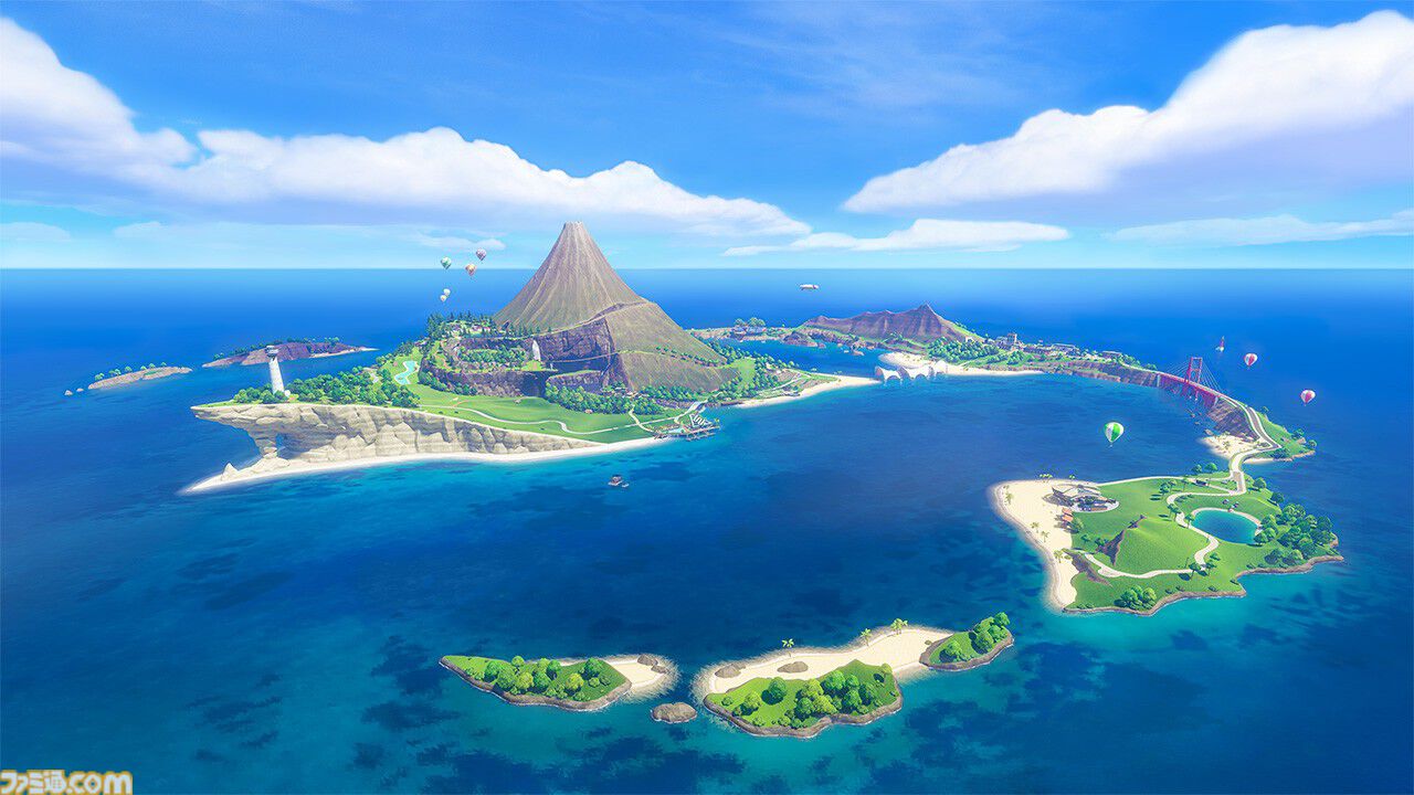 『Nintendo Switch スポーツ リゾート』本日（10/22）発売。ウーフーアイランドを舞台に全12種のスポーツが楽しめる。ゆび相撲など新種目も登場