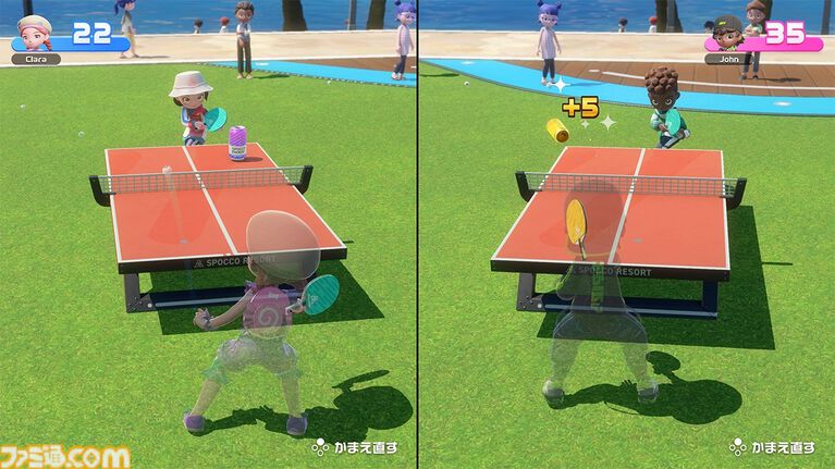 『Nintendo Switch スポーツ リゾート』本日(10/22)発売。ウーフーアイランドを舞台に全12種のスポーツが楽しめる。ゆび相撲など新種目も登場