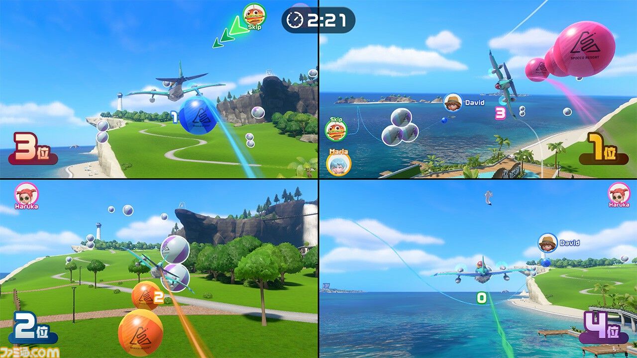 『Nintendo Switch スポーツ リゾート』本日（10/22）発売。ウーフーアイランドを舞台に全12種のスポーツが楽しめる。ゆび相撲など新種目も登場