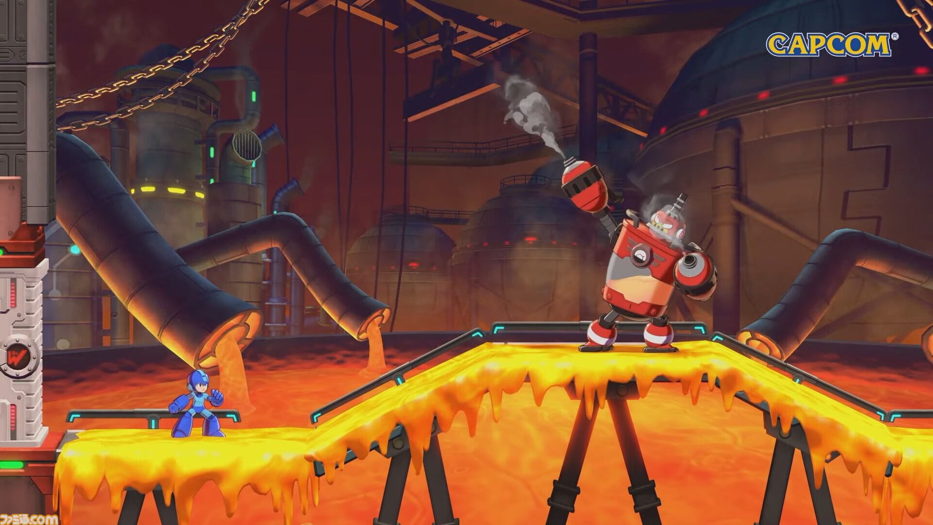 『ロックマン: デュアル オーバーライド』新ボス：タンクマンが公開