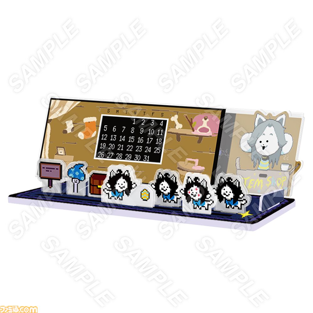 【UNDERTALE展覧会】オリジナルグッズ情報が公開。ナプスタブルークのフロアマットや、バガパンのアクリルジオラマなどがラインアップ