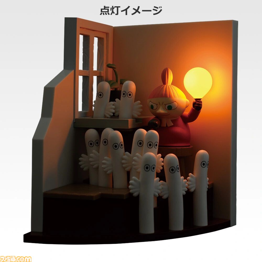 『ムーミン』一番くじが本日（10/23）発売。リトルミイとニョロニョロのルームライトがかわいい。ポーチやハンドタオルなど普段使い向き商品が多数
