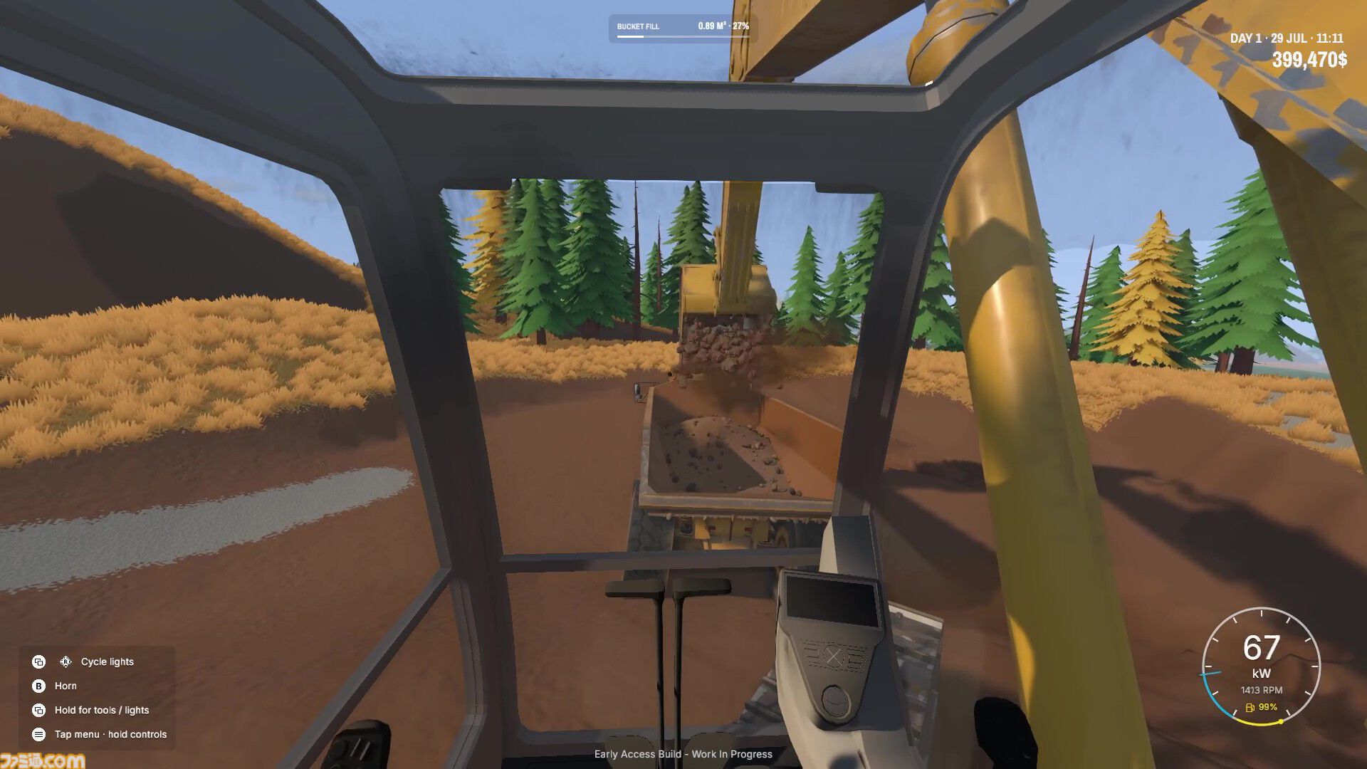 『Groundwork Simulator』マルチ対応“金発掘”シミュレーターが面白そう。重機による運搬・整地・発掘・選鉱が楽しめる。本日（10/22）早期アクセス開始