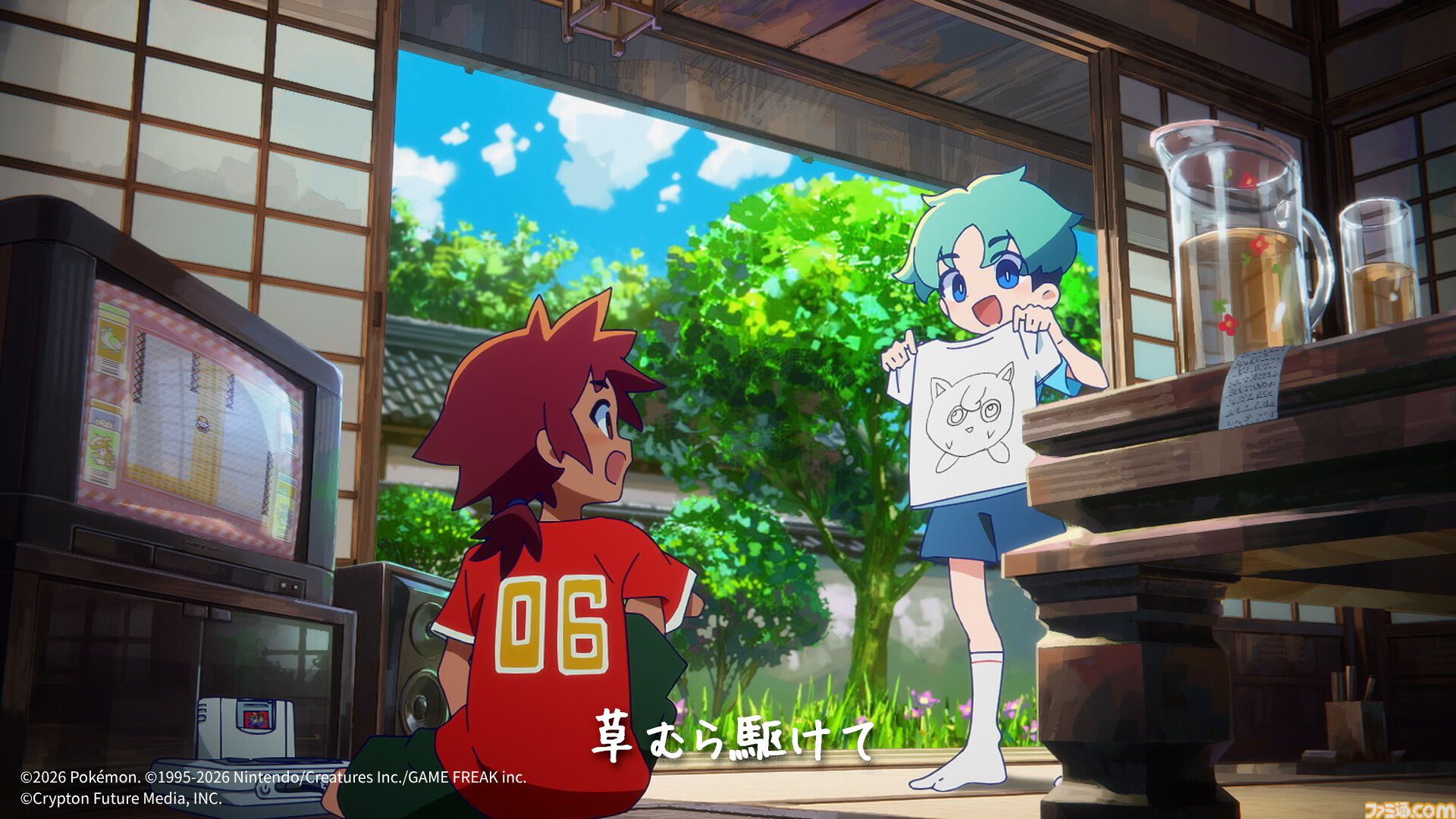 【ポケミク】ryo(supercell)が手掛ける新曲『1996』のMVが公開。ミュウをゲットするために冒険する子どもたちを描く