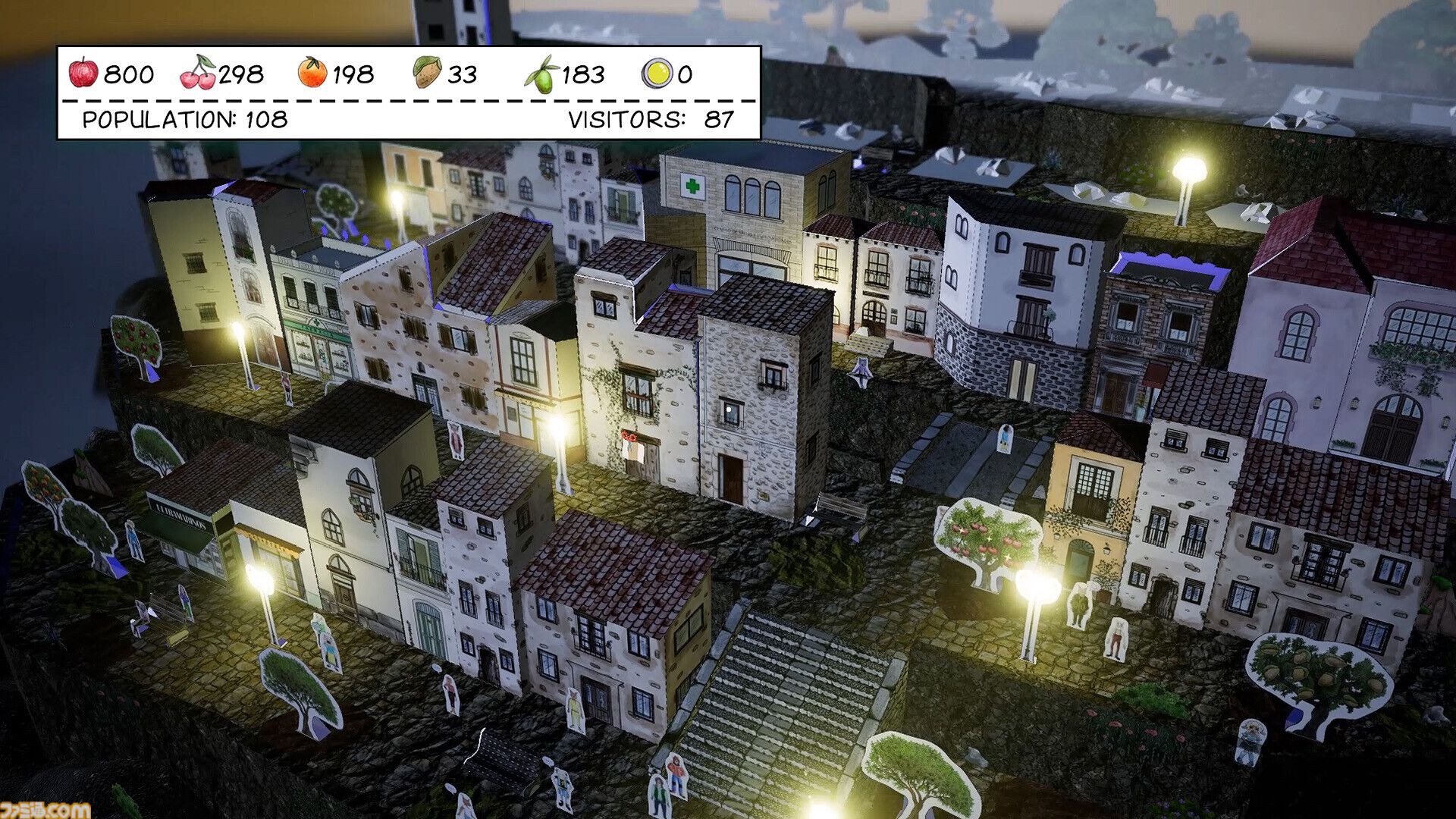『Cutout Village』紙を切って、折って、貼って村づくり。ゲームで解放した建物は印刷して現実でも作れる紙工作シティビルダー。Steam早期アクセスで配信開始