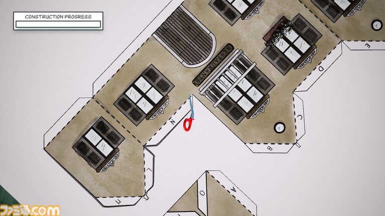 『Cutout Village』紙を切って、折って、貼って村づくり。ゲームで解放した建物は印刷して現実でも作れる紙工作シティビルダー。Steam早期アクセスで配信開始